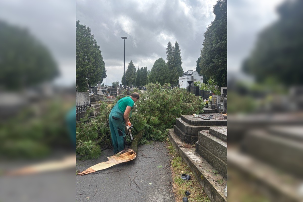 FOTO: Po pondelkovej spúšti ostávajú cintoríny v Prešove zatvorené, foto 3