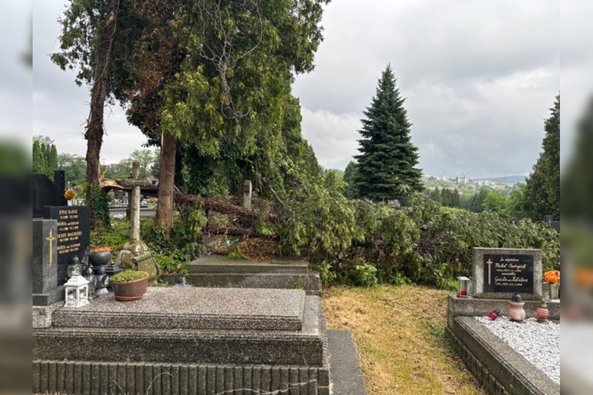 FOTO: Po pondelkovej spúšti ostávajú cintoríny v Prešove zatvorené, foto 6