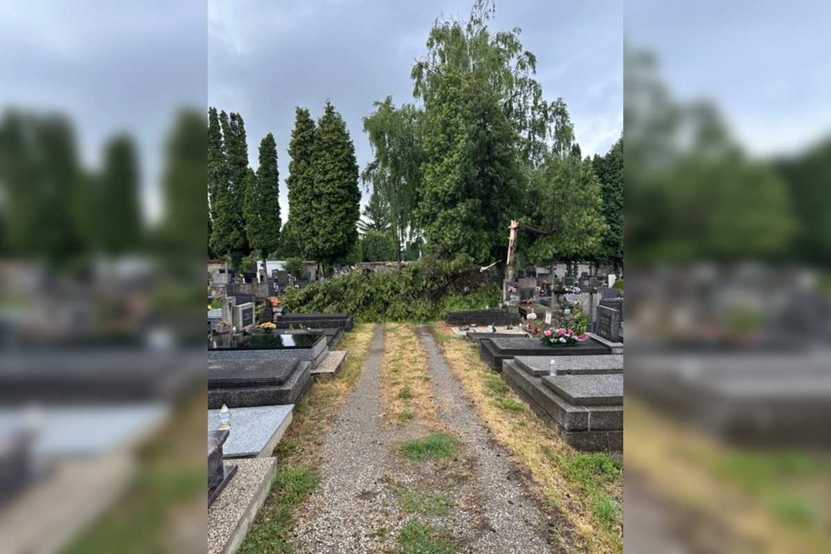 FOTO: Po pondelkovej spúšti ostávajú cintoríny v Prešove zatvorené, foto 7