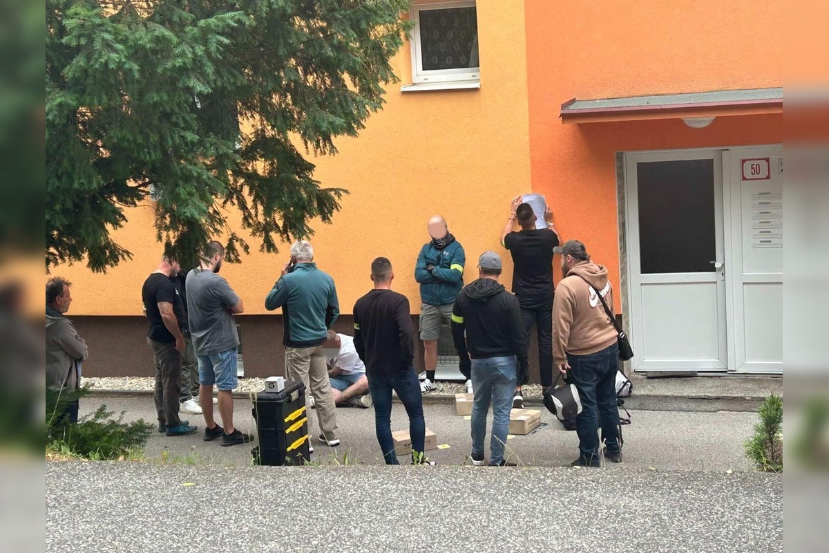 FOTO: Policajný zásah v Krompachoch, foto 1