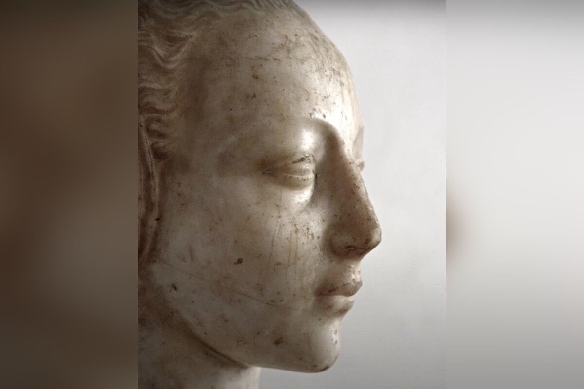 FOTO: Donatellovu bustu na Slovensku starostlivo preskúmal taliansky odborník, foto 5