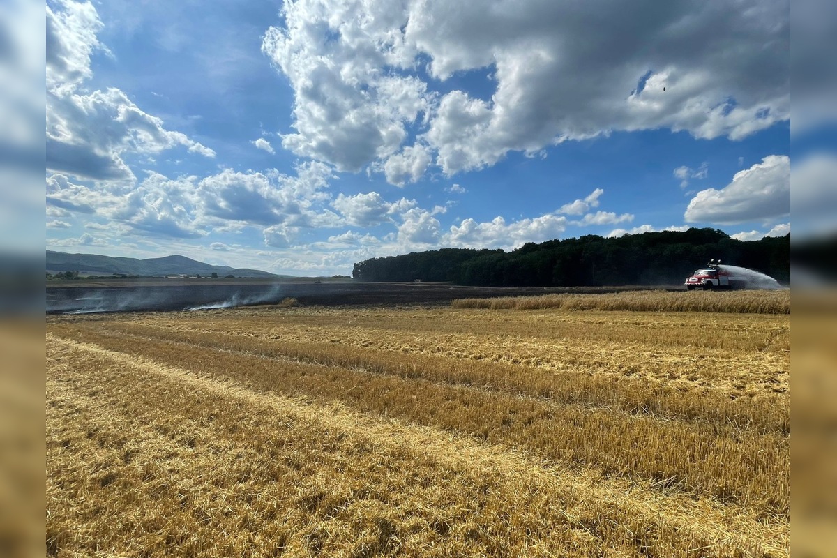 FOTO: V Prešovskom okrese vypukol požiar poľa, hasiči bojujú s plameňmi, foto 5