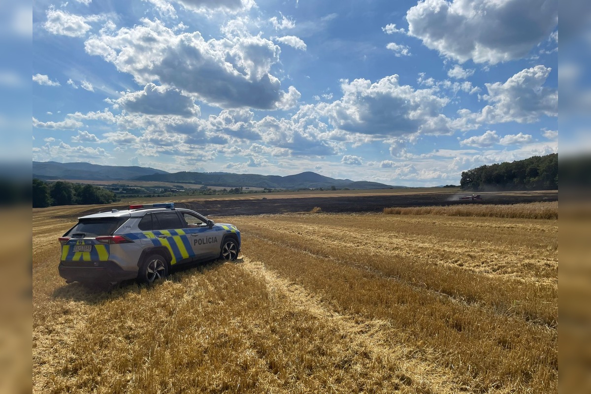FOTO: V Prešovskom okrese vypukol požiar poľa, hasiči bojujú s plameňmi, foto 9