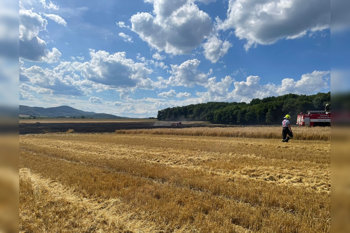 FOTO: V Prešovskom okrese vypukol požiar poľa, hasiči bojujú s plameňmi, foto 10