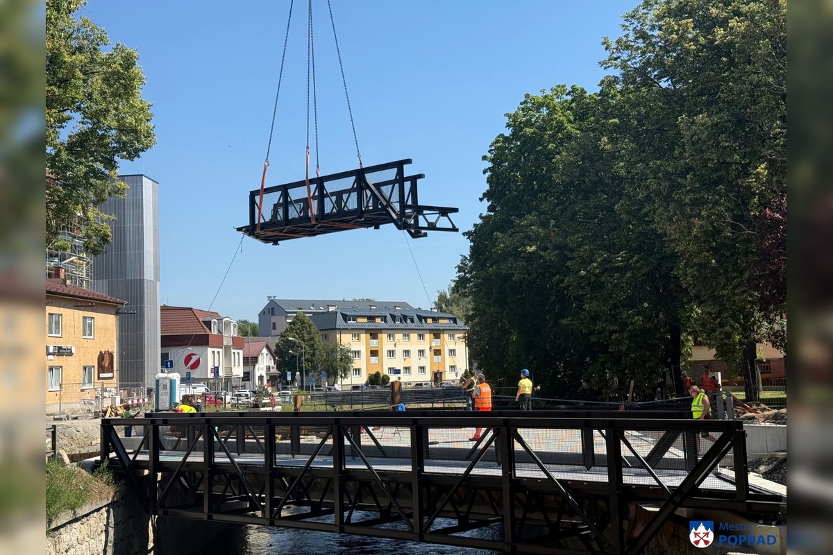 FOTO: Rekonštrukcia mosta v Poprade ide do finále, foto 3