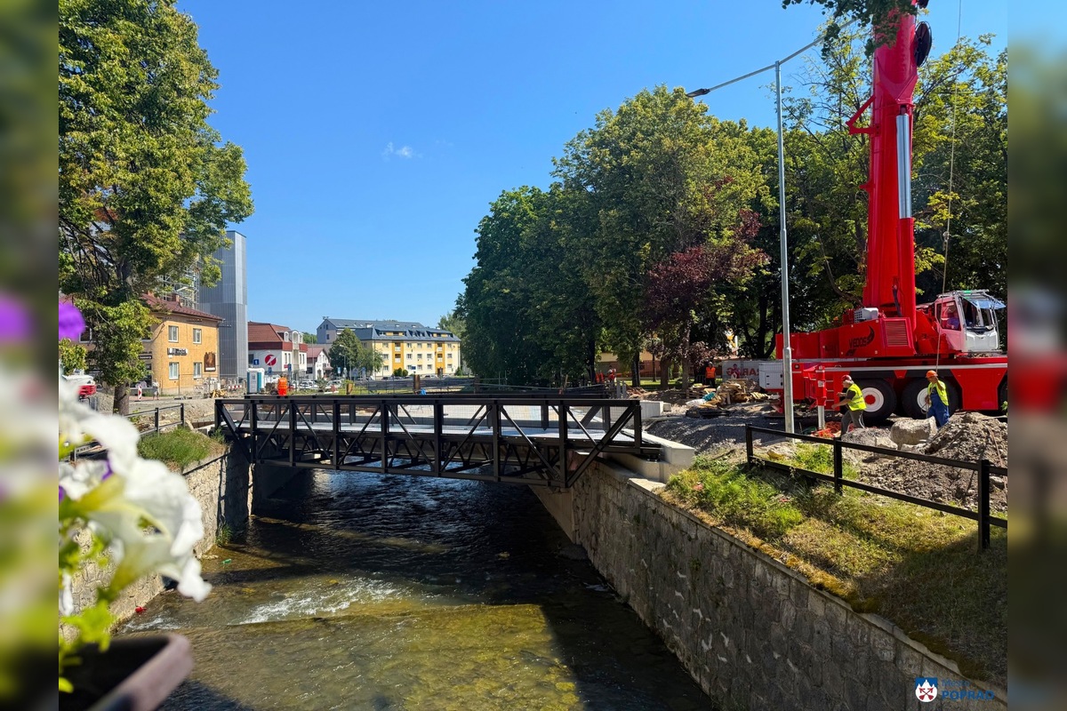 FOTO: Rekonštrukcia mosta v Poprade ide do finále, foto 4