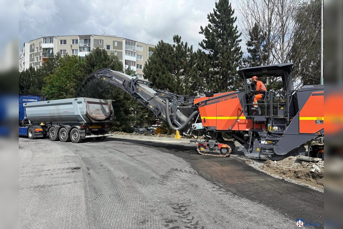 FOTO: Poprad opravuje cesty vo veľkom. Práce sú aj na Rastislavovej, foto 4