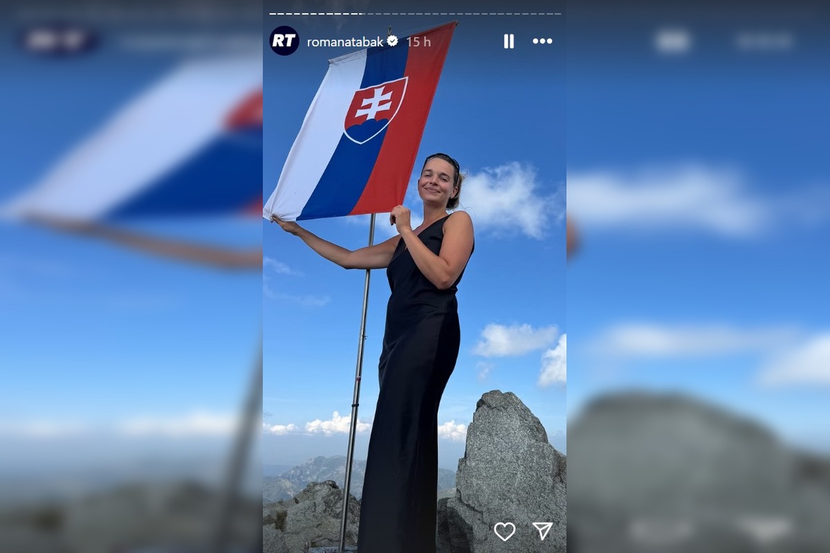 FOTO: Romana Tabaková vystúpila na Kriváň, foto 6