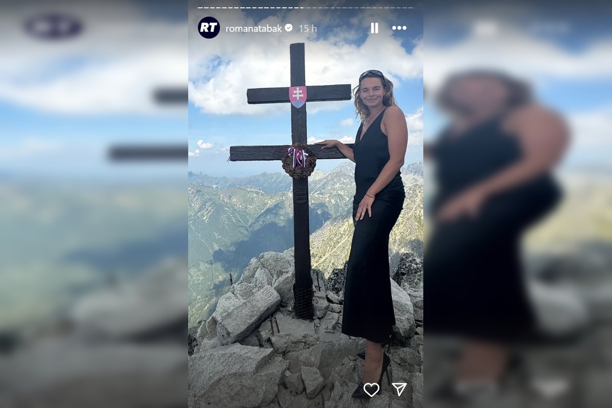 FOTO: Romana Tabaková vystúpila na Kriváň, foto 12