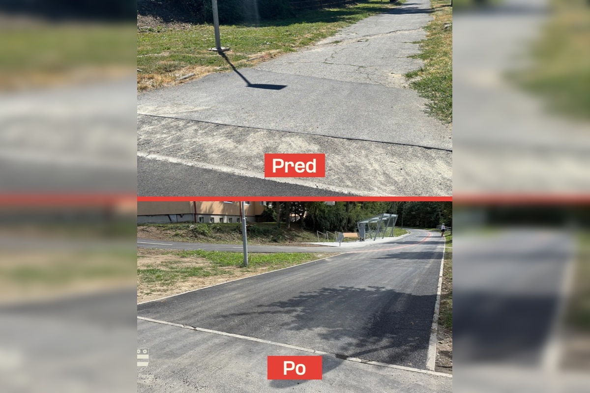 FOTO: Výstavba cyklochodníka na Wolkerovej v Prešove bola ukončená, foto 1