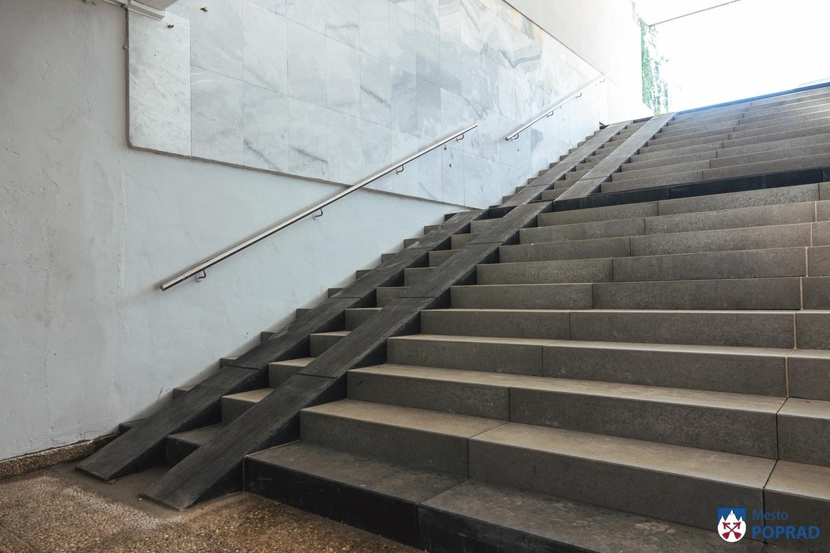 FOTO: Podchod z centra v smere na Juh v Poprade prešiel rekonštrukciou, foto 4