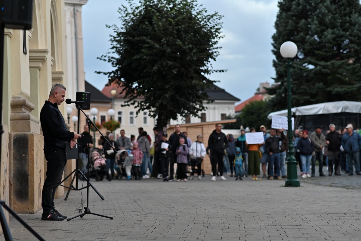 FOTO: Takto vyzeral protest proti konsolidácii v Kežmarku, foto 8