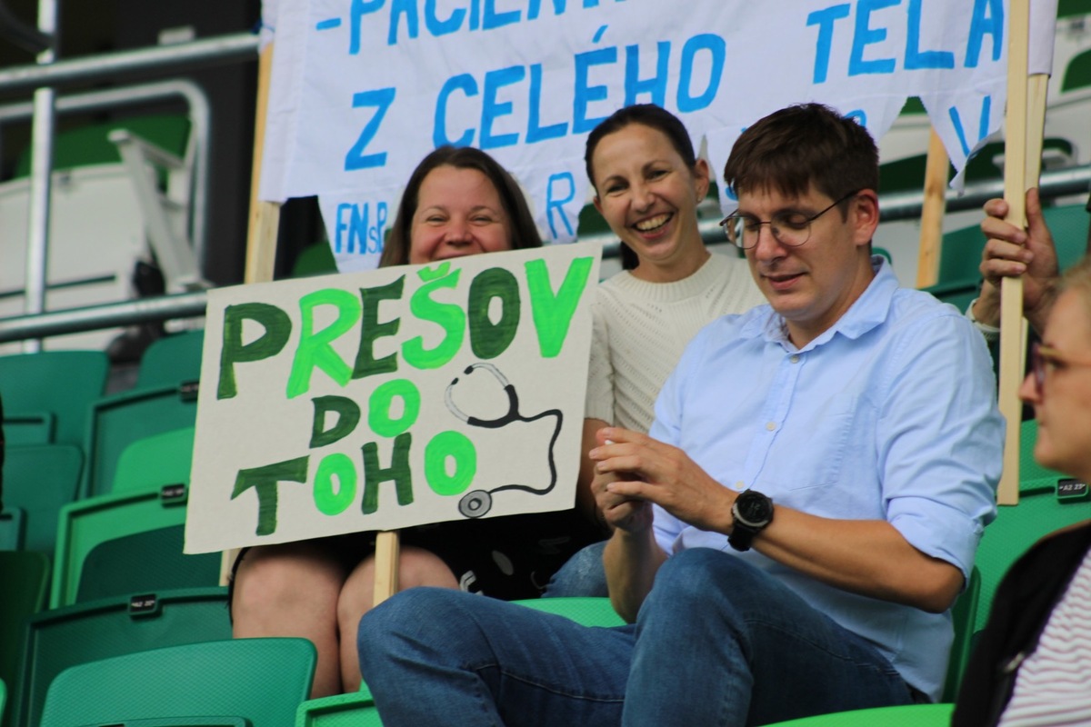FOTO: Na FTA sa odohral zápas medzi zdravotníkmi z Prešova a Ružomberka, foto 7