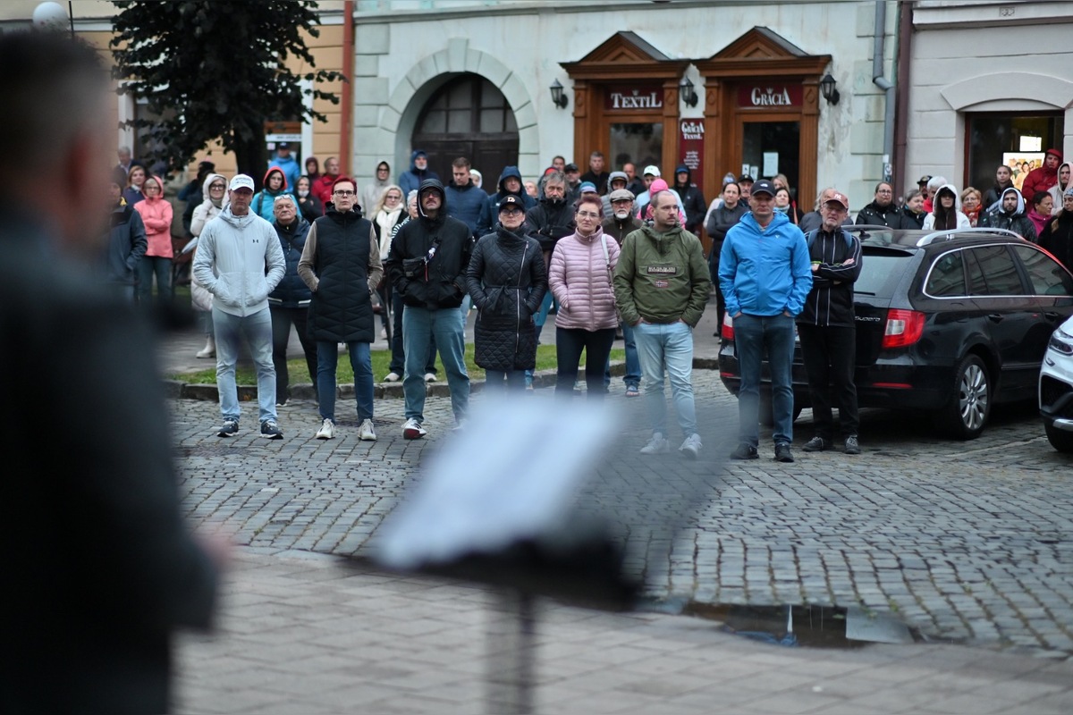 FOTO: Aj v Kežmarku sa konal opozičný protest proti konsolidácii, foto 10