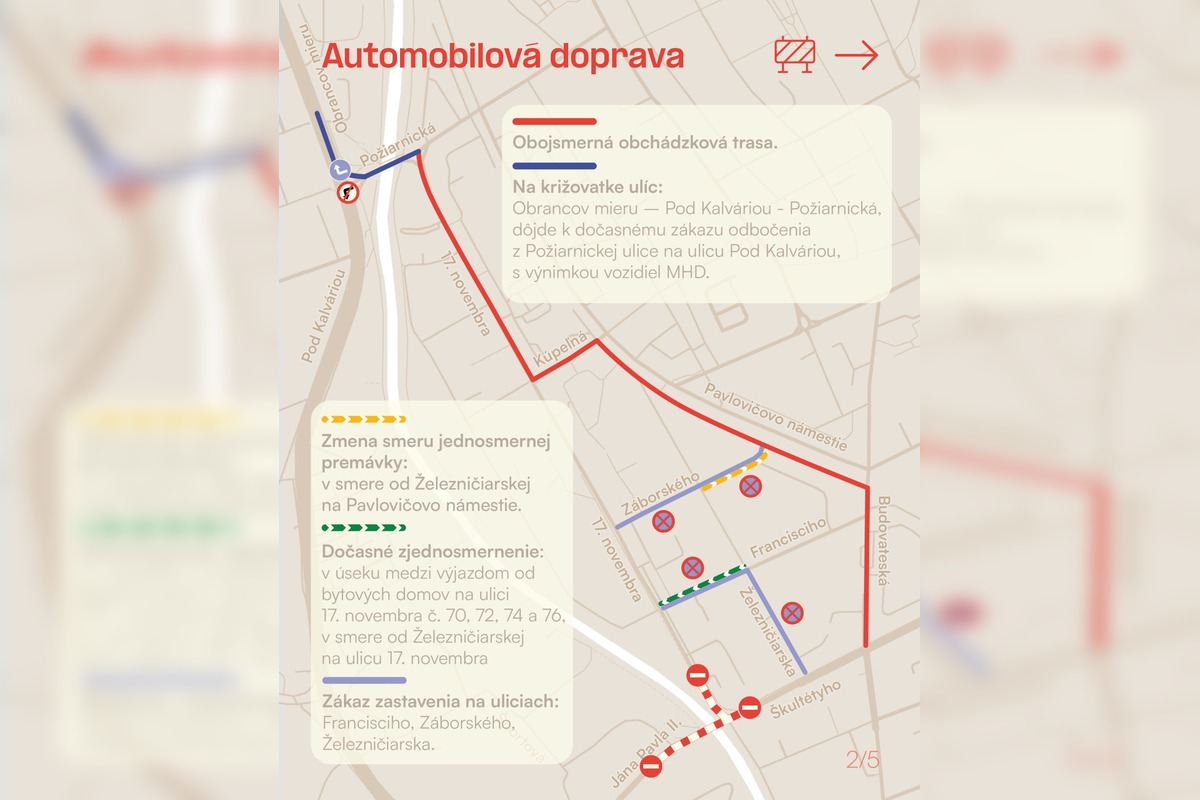 FOTO: V Prešove uzavrú most. Zmeny čakajú vodičov aj cestujúcich, foto 7