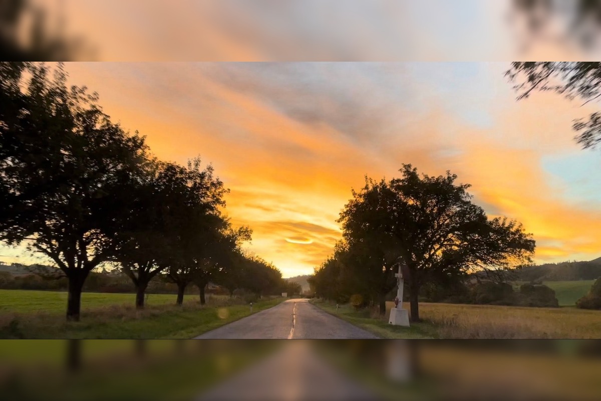 FOTO: Cestou z Popradu do Tepličky ju sprevádzala obloha ako z rozprávky, foto 1