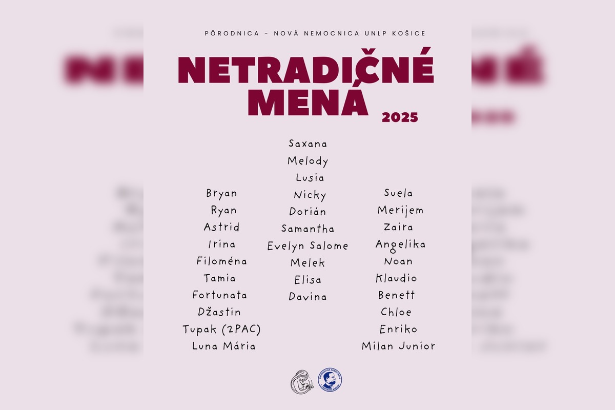 FOTO: Netradične mená z košických pôrodníc, foto 1