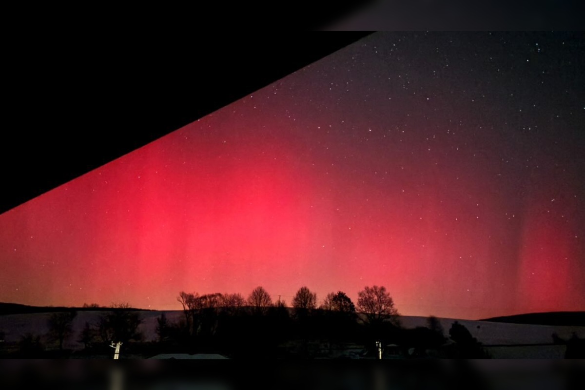 FOTO: Polárna žiara sa opäť ukázala aj nad Prešovským krajom, foto 6