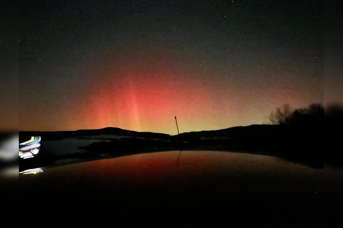 FOTO: Polárna žiara sa opäť ukázala aj nad Prešovským krajom, foto 7