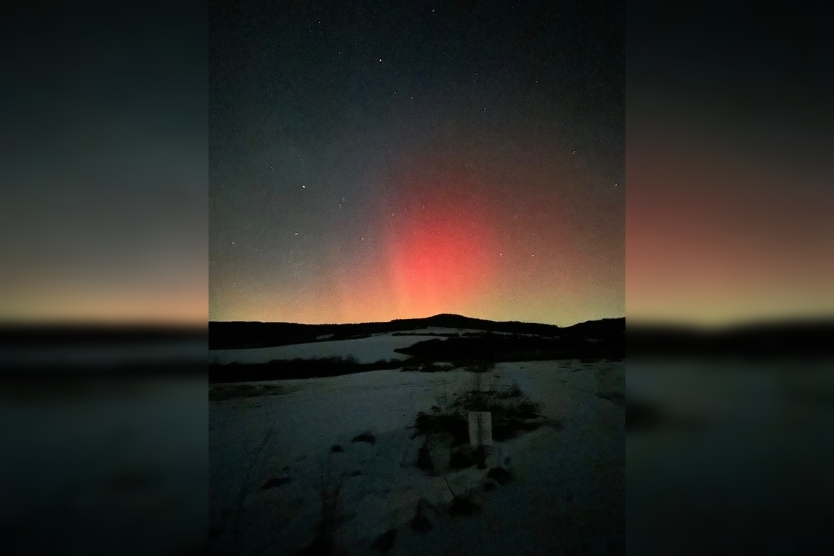 FOTO: Polárna žiara sa opäť ukázala aj nad Prešovským krajom, foto 8
