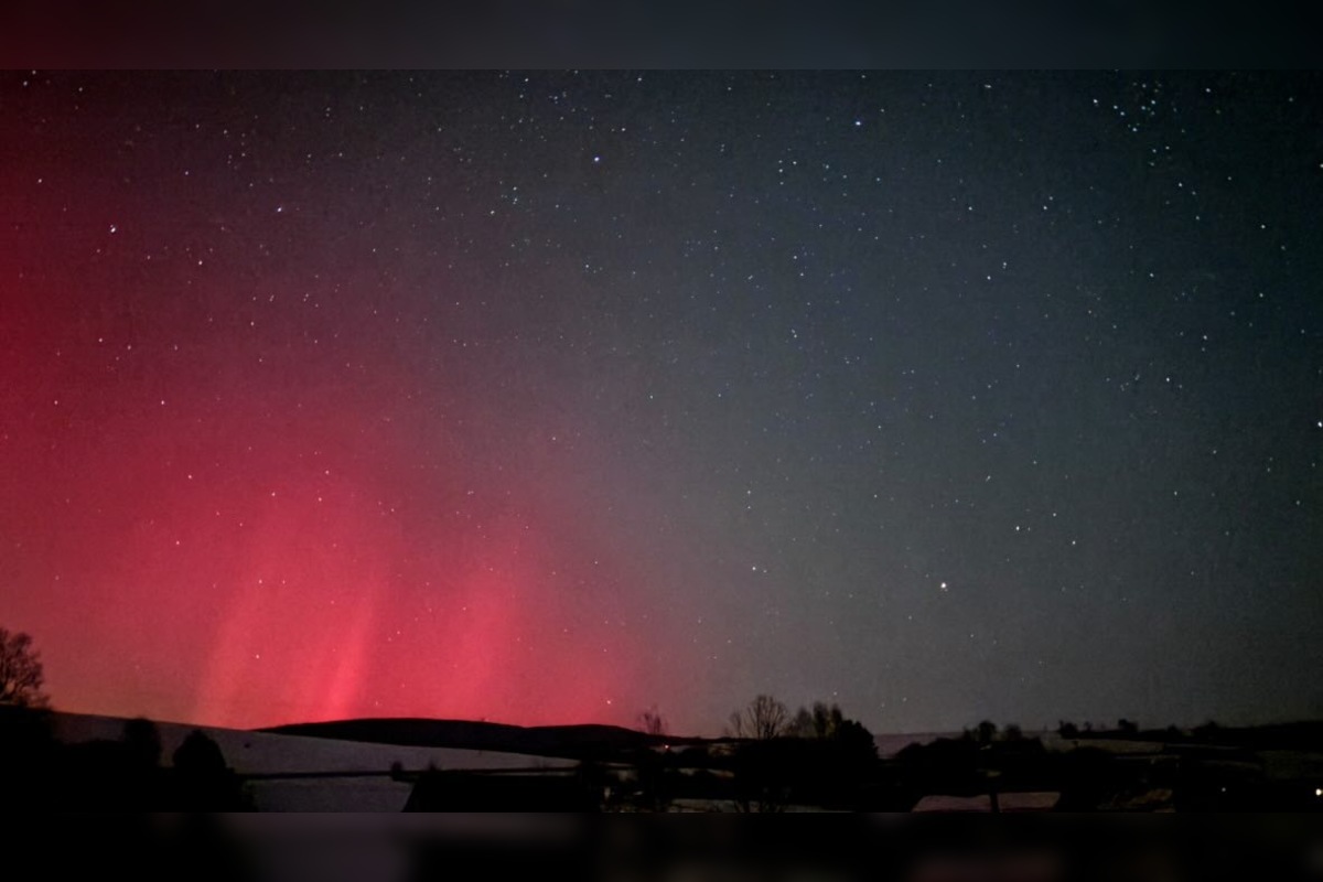 FOTO: Polárna žiara sa opäť ukázala aj nad Prešovským krajom, foto 10