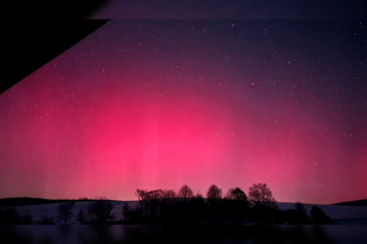 FOTO: Polárna žiara sa opäť ukázala aj nad Prešovským krajom, foto 11