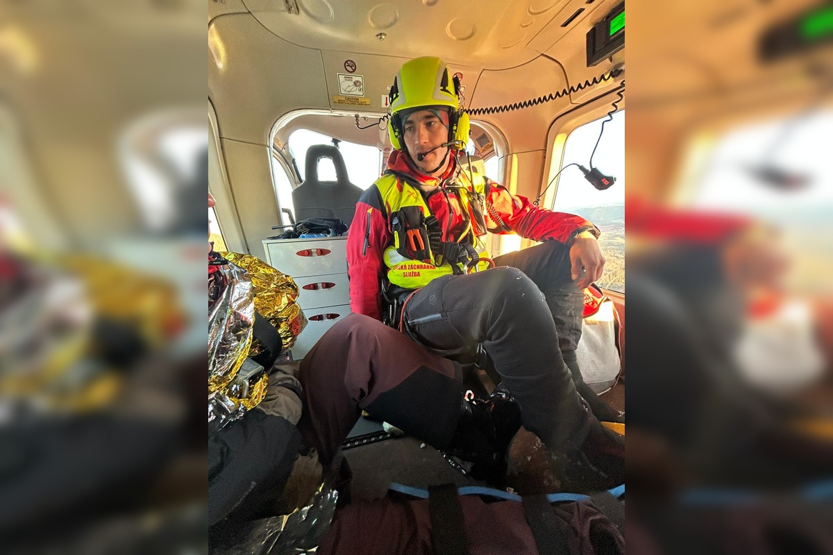 FOTO: Horskí záchranári ratovali ratovali vo Vysokých Tatrách poľskú skialpinistku po 250-metrovom páde, foto 4