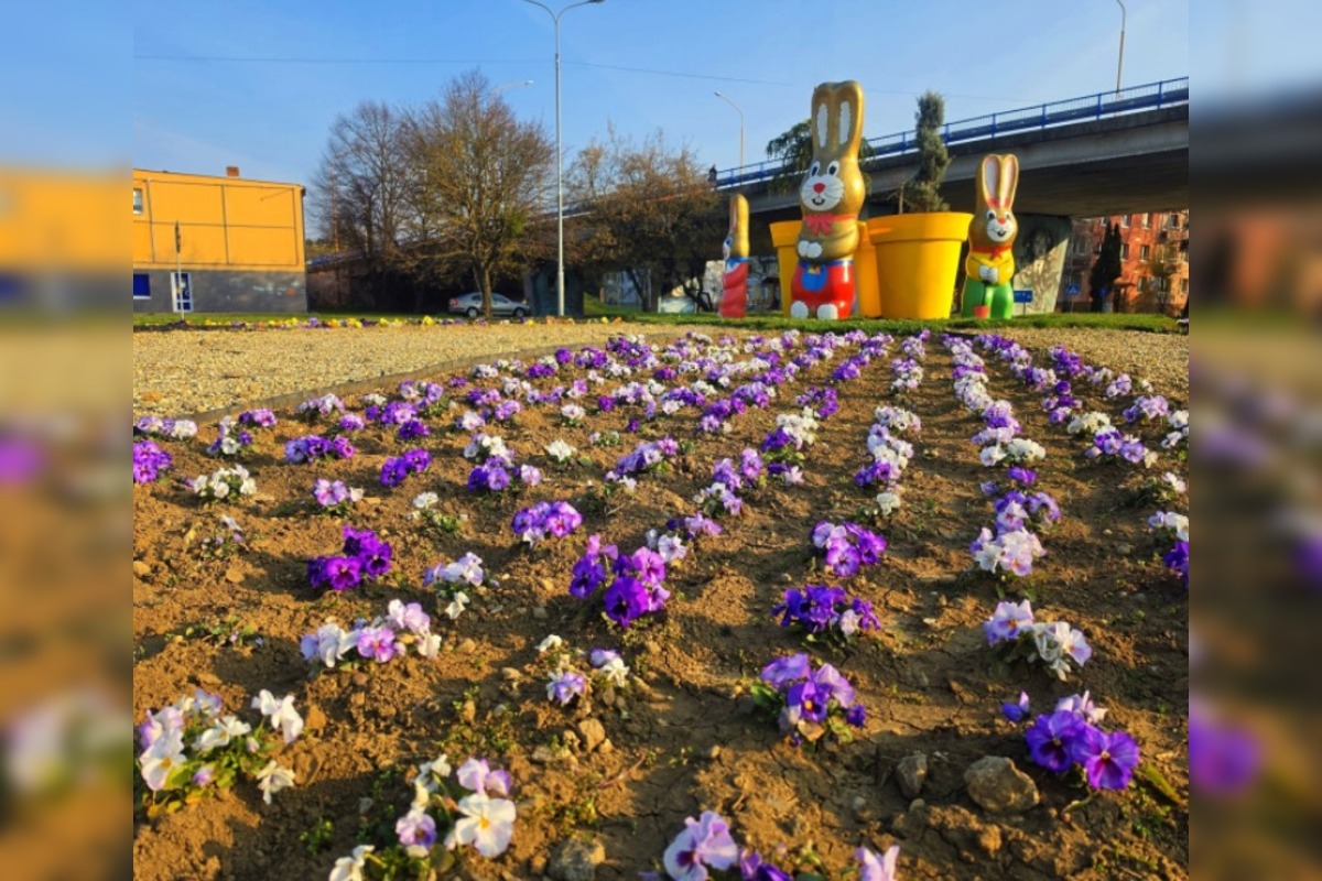 FOTO: Humenné rozkvitlo do Veľkej noci. Zajačiky, vajíčka aj farby, foto 12