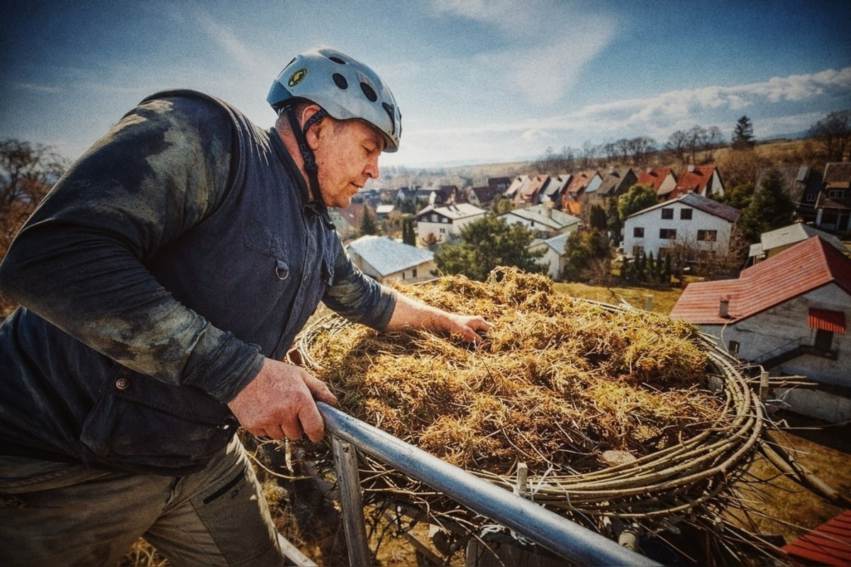 FOTO: Bociany prekvapili skorým návratom, hniezda už boli pripravené, foto 7