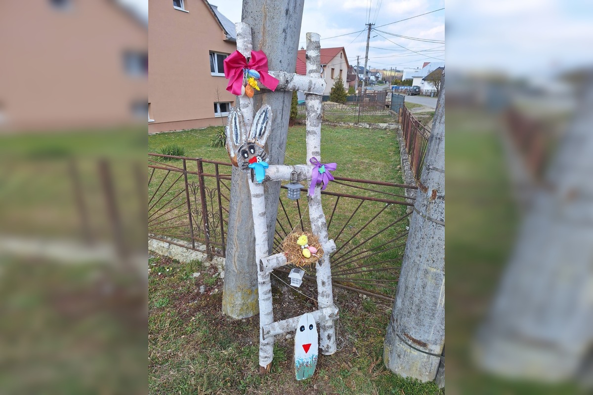 FOTO: Mestá a obce v Prešovskom kraji žiaria veľkonočnou výzdobou, foto 2