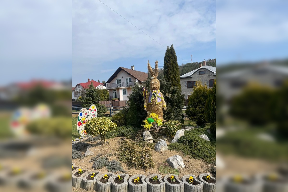 FOTO: Mestá a obce v Prešovskom kraji žiaria veľkonočnou výzdobou, foto 9