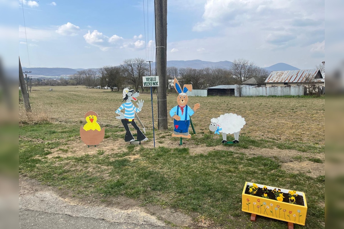 FOTO: Mestá a obce v Prešovskom kraji žiaria veľkonočnou výzdobou, foto 15