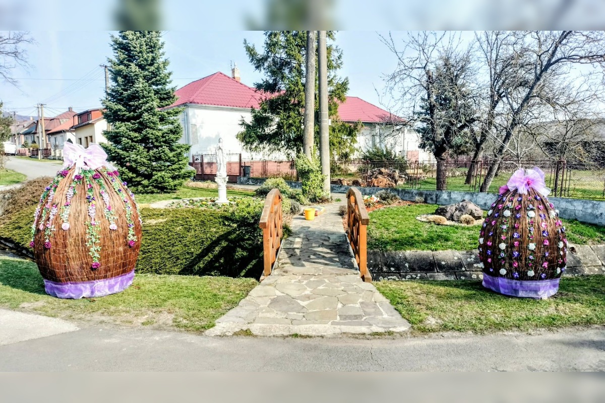 FOTO: Mestá a obce v Prešovskom kraji žiaria veľkonočnou výzdobou, foto 38