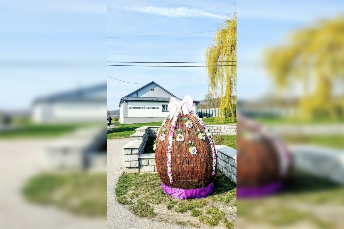 FOTO: Mestá a obce v Prešovskom kraji žiaria veľkonočnou výzdobou, foto 39