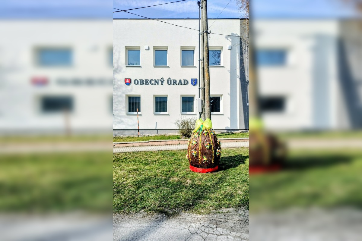 FOTO: Mestá a obce v Prešovskom kraji žiaria veľkonočnou výzdobou, foto 40