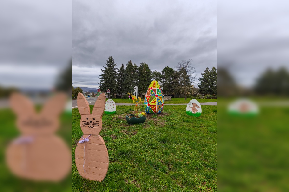 FOTO: Mestá a obce v Prešovskom kraji žiaria veľkonočnou výzdobou, foto 43