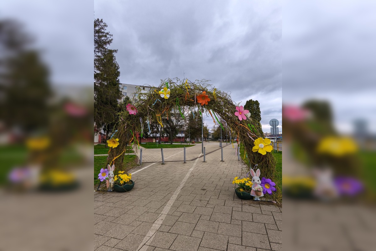 FOTO: Mestá a obce v Prešovskom kraji žiaria veľkonočnou výzdobou, foto 45