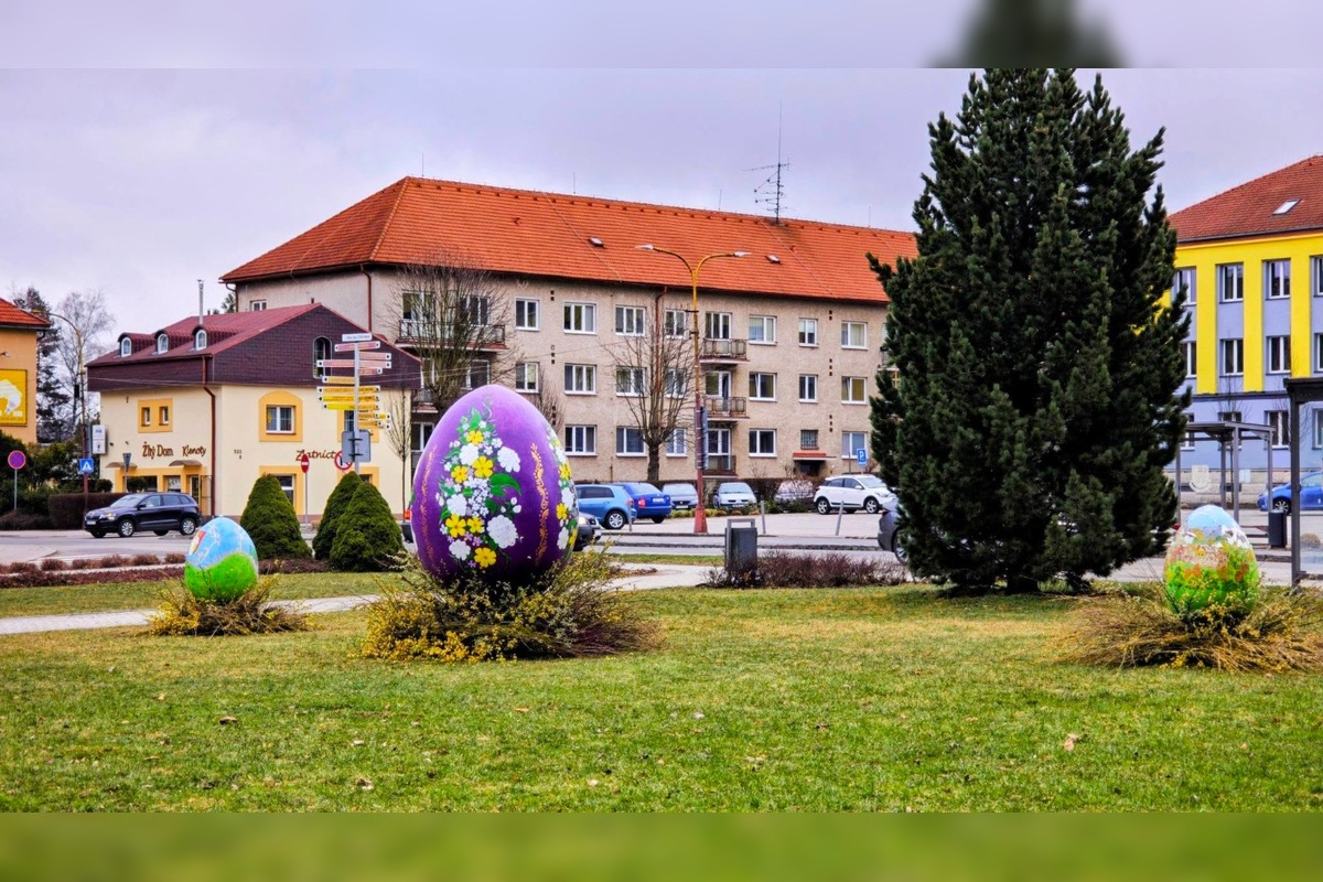 FOTO: Mestá a obce v Prešovskom kraji žiaria veľkonočnou výzdobou, foto 50