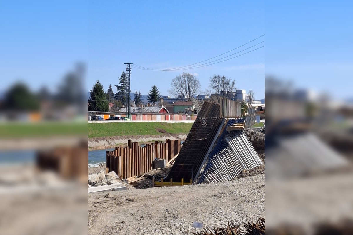 FOTO: Takto to vyzerá na stavbe mosta Jána Pavla II., foto 1