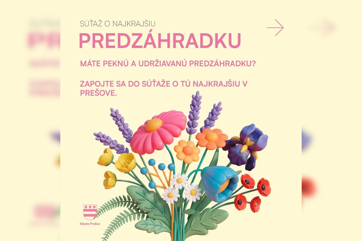 FOTO: Prešov hľadá najkrajšiu predzáhradku, hrá sa o peniaze, foto 1