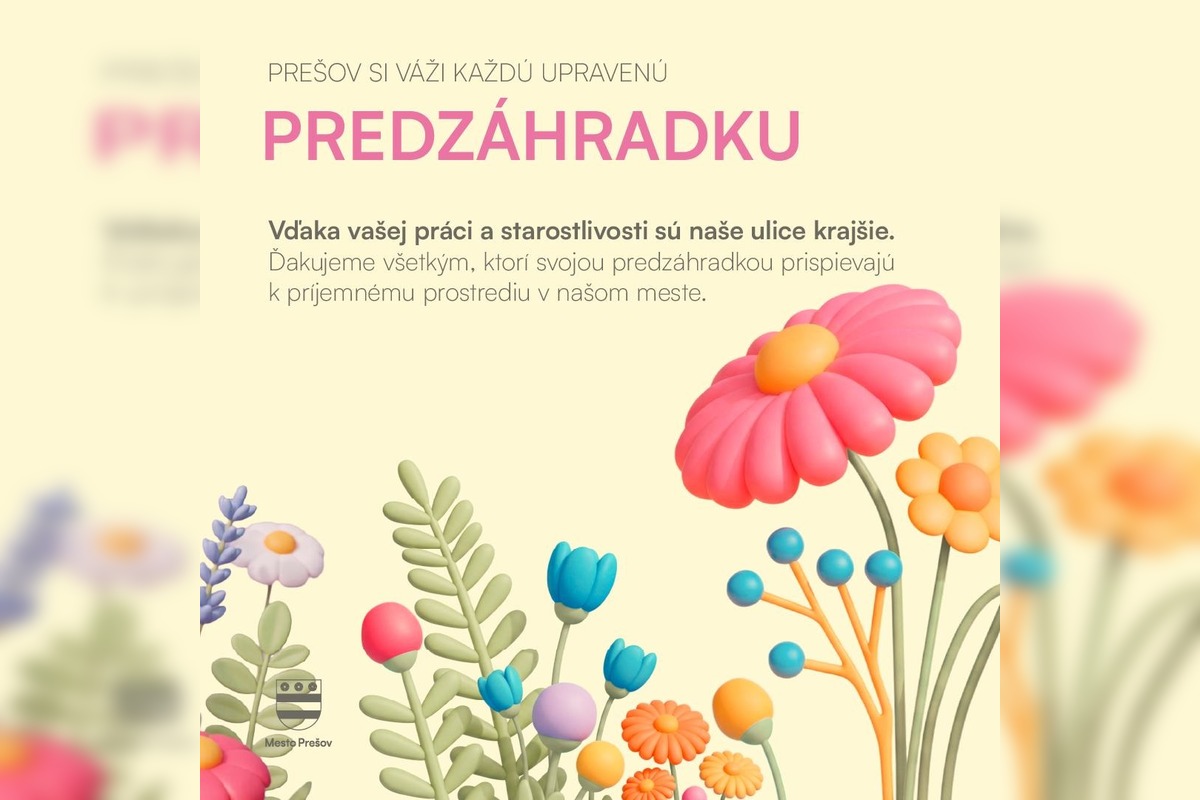 FOTO: Prešov hľadá najkrajšiu predzáhradku, hrá sa o peniaze, foto 2