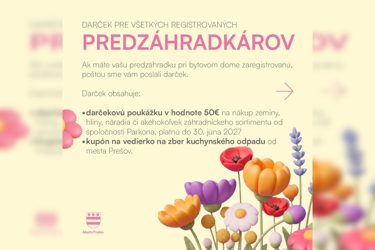 FOTO: Prešov hľadá najkrajšiu predzáhradku, hrá sa o peniaze, foto 3
