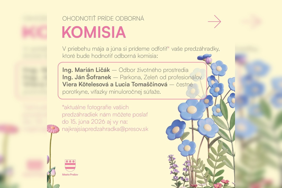 FOTO: Prešov hľadá najkrajšiu predzáhradku, hrá sa o peniaze, foto 5