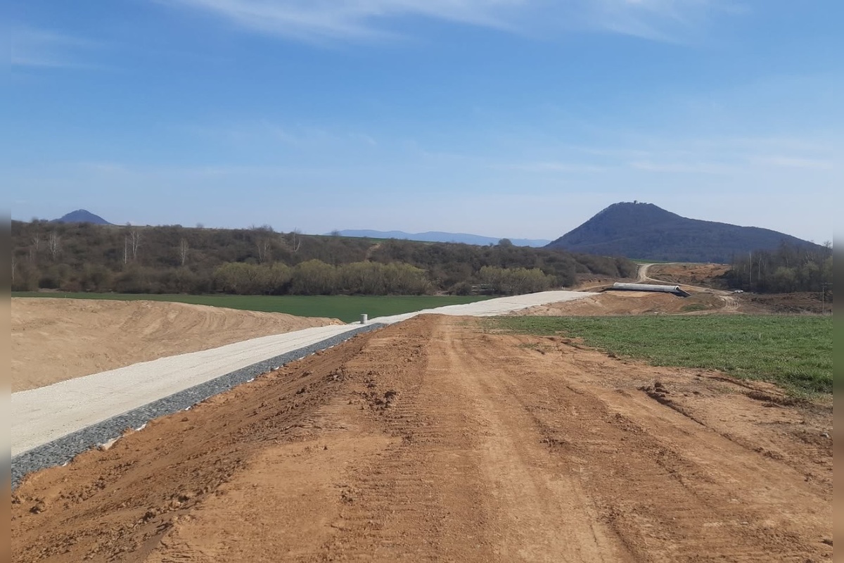 FOTO: Výstavba obchvatu Sabinova pokračuje, foto 1