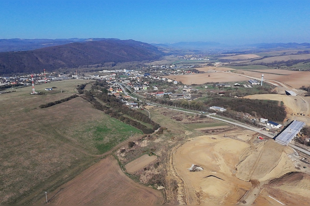 FOTO: Výstavba obchvatu Sabinova pokračuje, foto 12