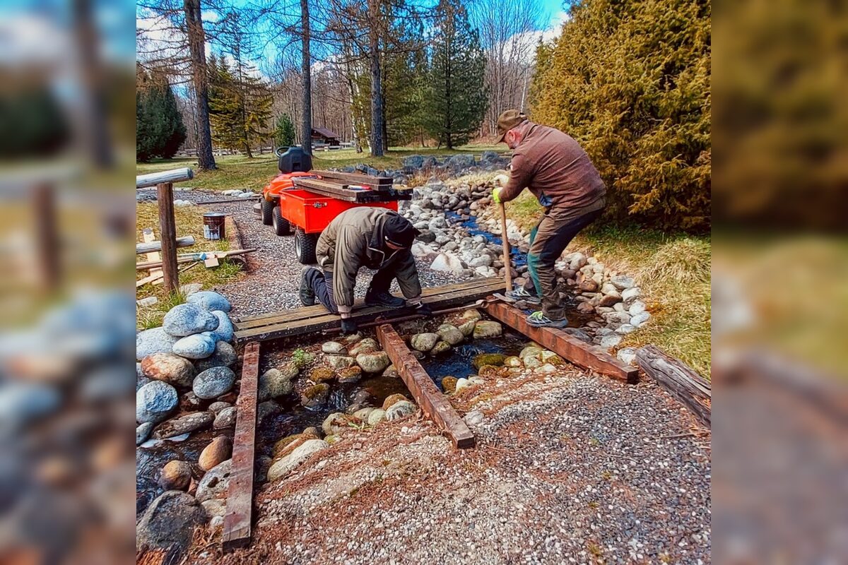 FOTO: Jar v Tatrách. Nový mostík aj kvitnúca záhrada, foto 4