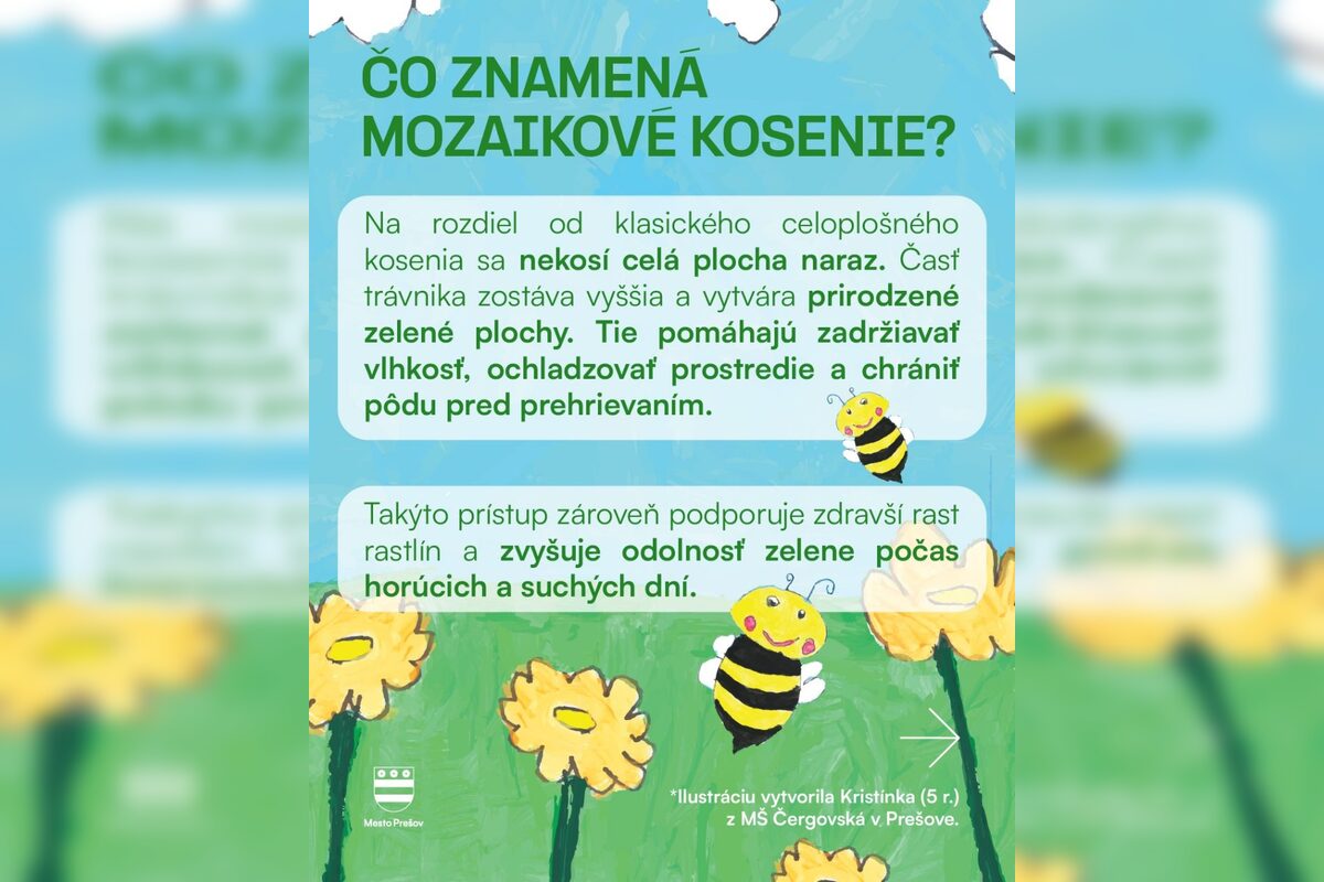 FOTO: V Prešove sa nebude kosiť všade. Zavážajú aj nový druh kosby, foto 10