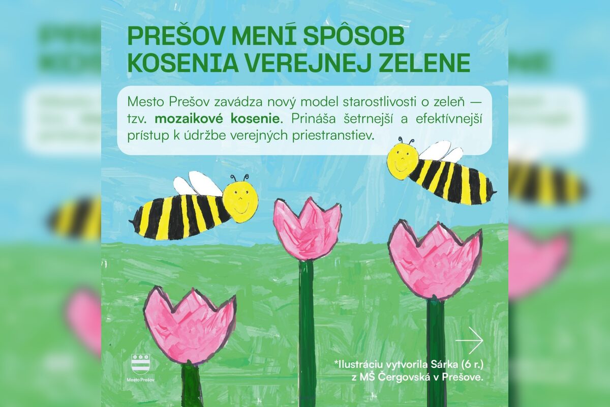 FOTO: V Prešove sa nebude kosiť všade. Zavážajú aj nový druh kosby, foto 11