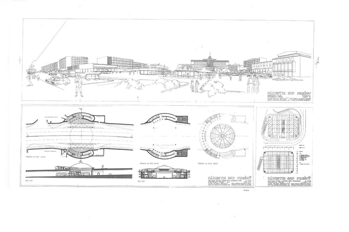 FOTO: Autá pod zem? Návrh na zmenu centra Prešova sa vrátil po 50 rokoch, foto 1