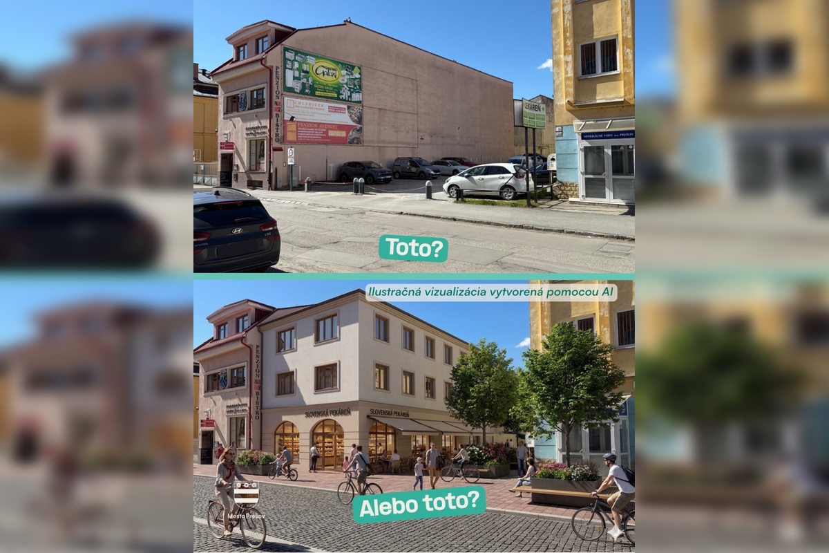 FOTO: Mesto Prešov plánuje komplexnú rekonštrukciu Slovenskej ulice, za vizualizácie schytalo kritiku, foto 3